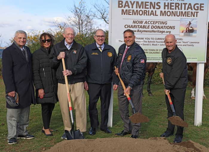 A groundbreaking ceremony brought local officials to Theodore Roosevelt Park.