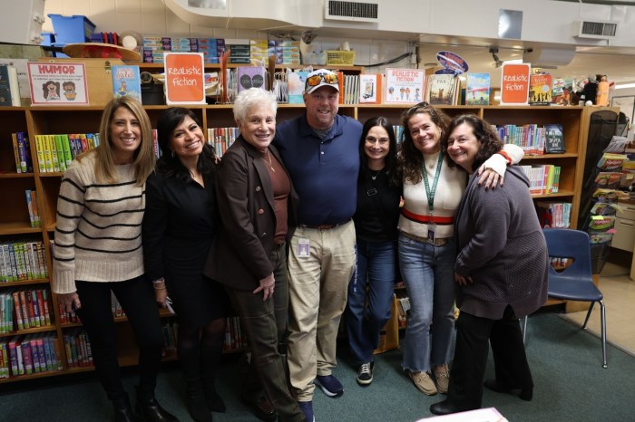 Claire Galanek, Veronica Mastandrea, Linda Creash, Dennis Trottier, Marci Haworth, Debbie Hart and Natalie Miller. 