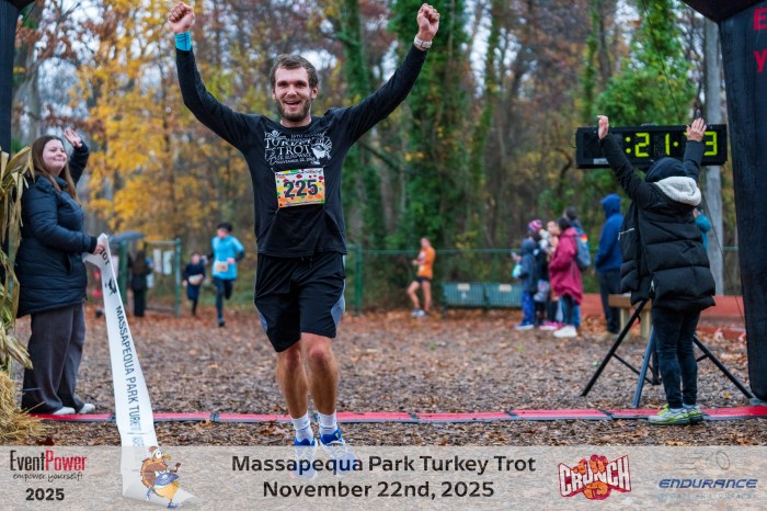 Over $10,000 was raised for the YES Community Counseling Center during the 2025 Massapequa Park Turkey Trot.