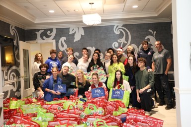 200 holiday meals and 200 care boxes were given out to community members.