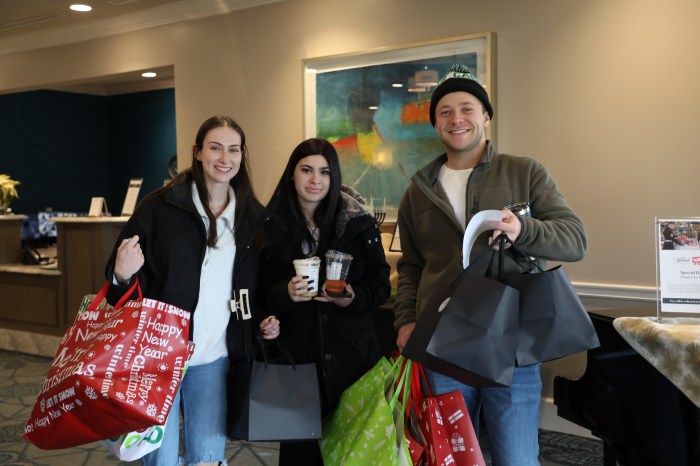 Over 50 volunteers helped with the holiday efforts.