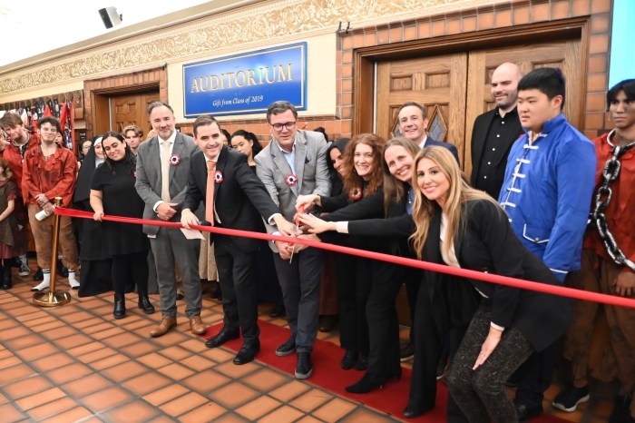 1 Manhasset BOE celebrates auditorium renovation with ribbon cutting