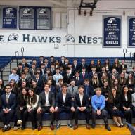 Paul D. Schreiber High School DECA chapter students.