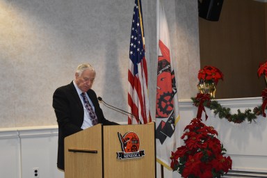 IDA Executive Sheldon Shrenkel at Monday's tax exemption hearing.