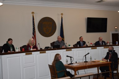 Floral Park Board of Trustees at Dec. 16 meeting.