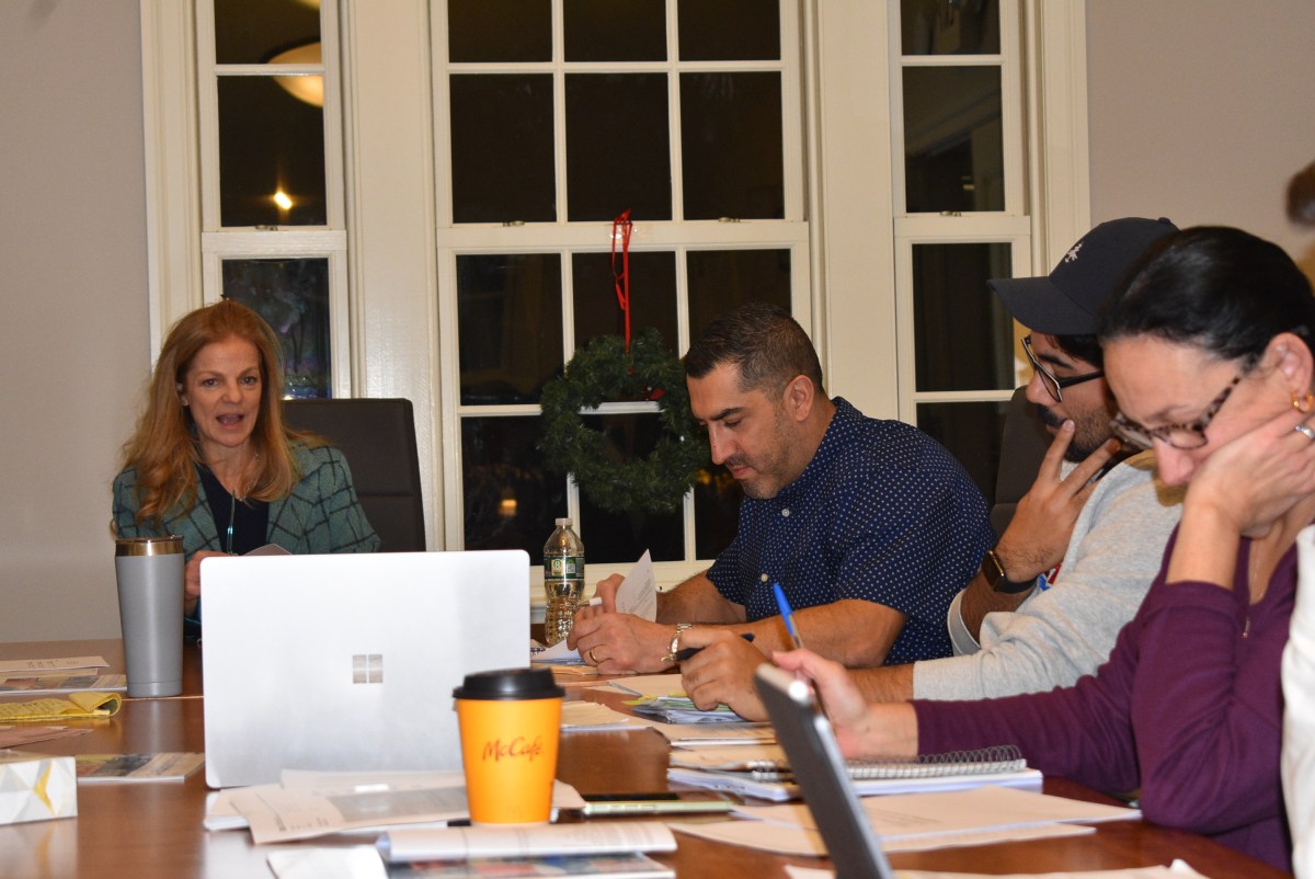 East Williston Trustees in the Monday Dec. 29 meeting.