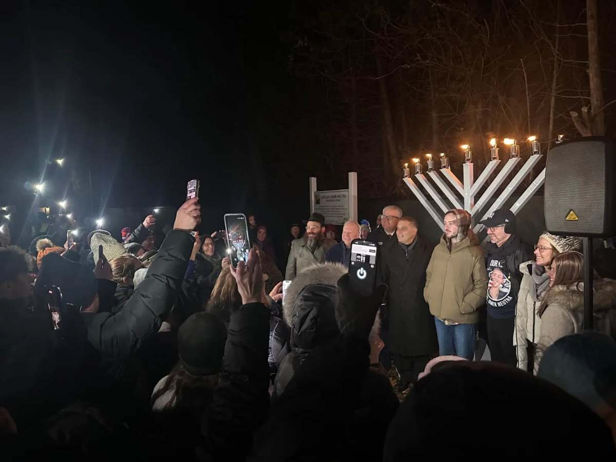 The menorah lighting at the MiYaD Chabad concluded Hanukkah for 2025.