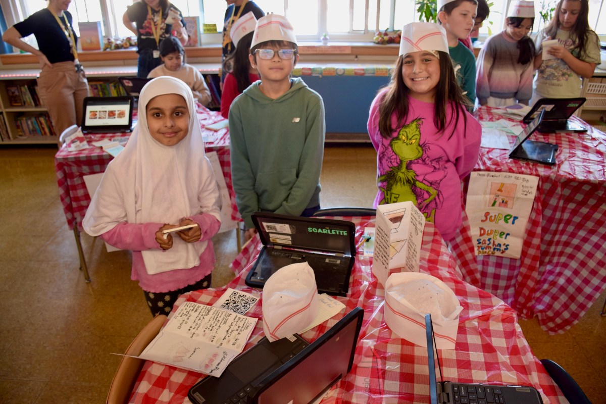 Garden City Park School fifth graders hosted a Trattoria GCP restaurant event to culminate their decimal math unit.