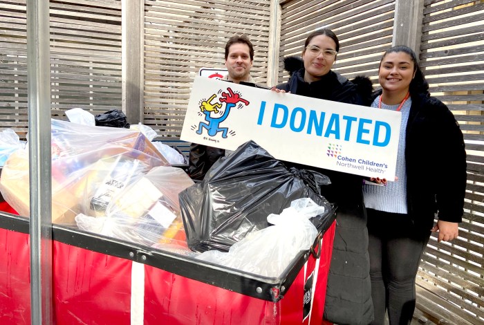 Key Club members were in charge of organizing and packing the toys.
