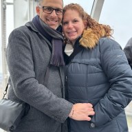 Debra Gruda (R.) is hosting a benefit to raise money for cancer research in honor of her late husband, Jonah Gruda (L.).