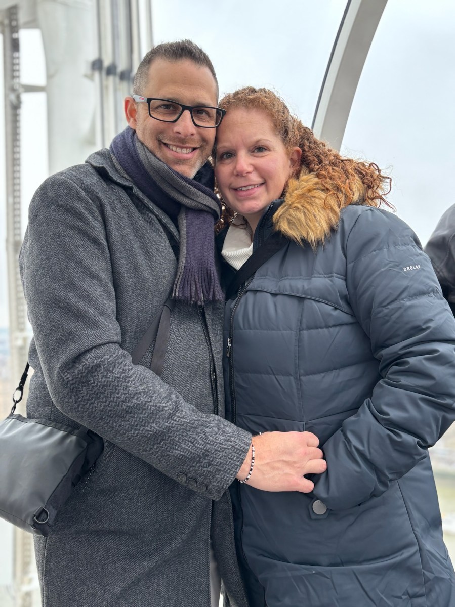 Debra Gruda (R.) is hosting a benefit to raise money for cancer research in honor of her late husband, Jonah Gruda (L.).