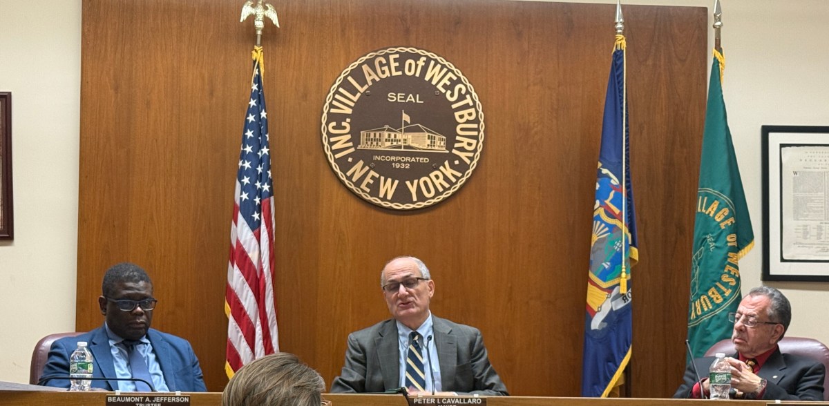 The Westbury Village board held two public hearings to amend local laws at its latest meeting.