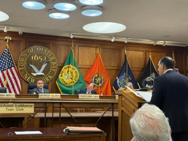 The Oyster Bay Town board held several public hearings at its final meeting of 2025.