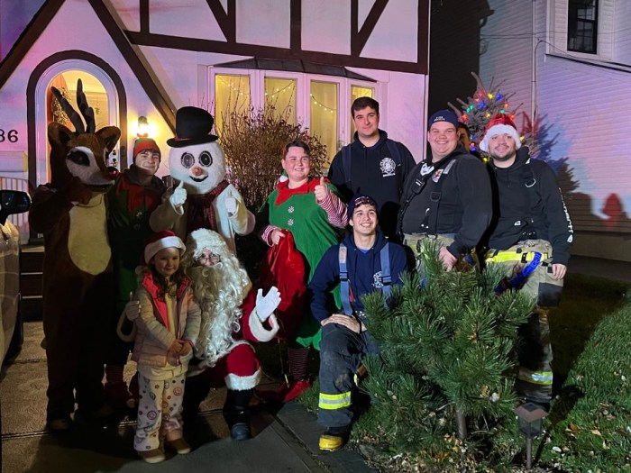 Mineola Fire Department visits homes with Operation Santa