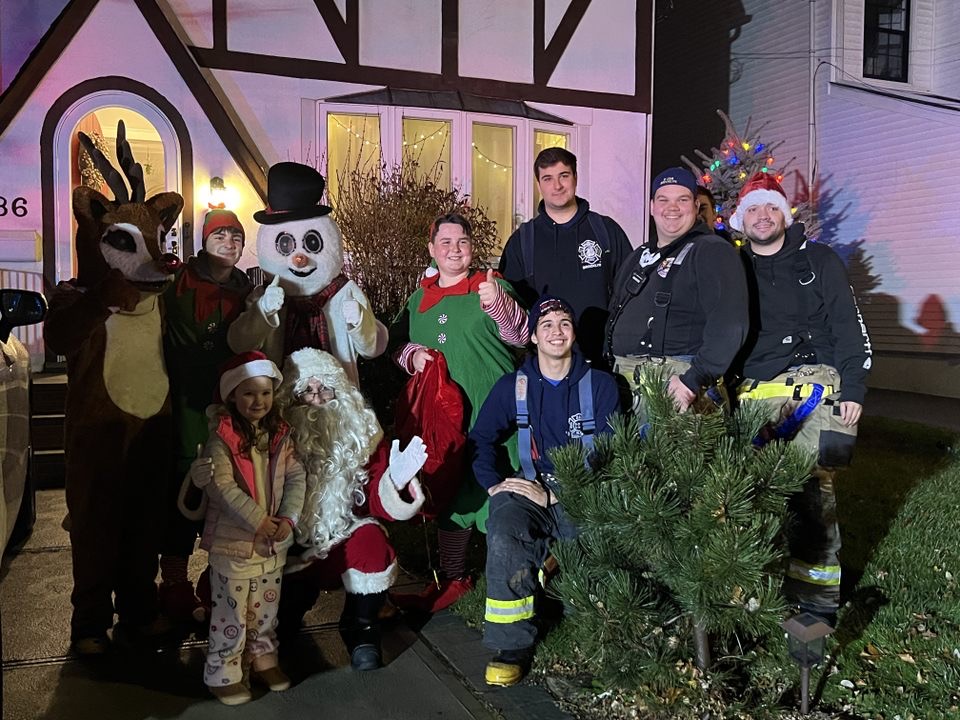 Mineola Fire Department visits homes with Operation Santa