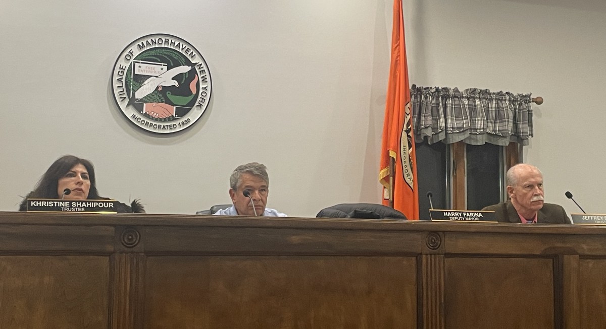 The Village of Manorhaven Board of Trustees November meeting addressed concerns over the removal of a year long extension for the village's moratorium.