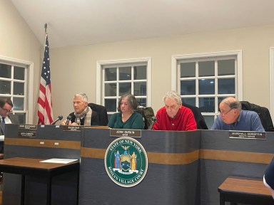 The Village of Roslyn Board of Trustees heard presentations on changes to proposed properties during its meeting.