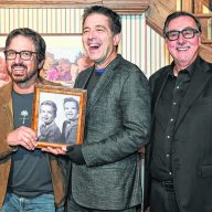 Image 3 Ray Romano with his Brother Richard Romano LIMEHOF Chairman Ernie Canadeo 1 e1764966732488