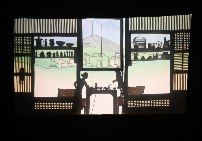 'Wrapped Presence,' a shadow puppet performance at the Charles Wang Cultural Center at SUNY Stony Brook University