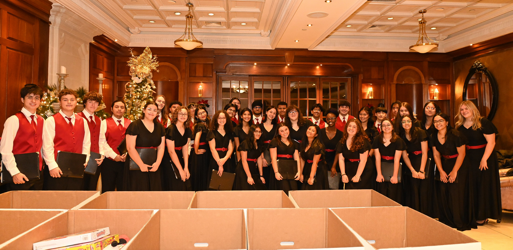 The Scotto Brothers held their 14th annual marine toys for tots holiday gift drive in 2025