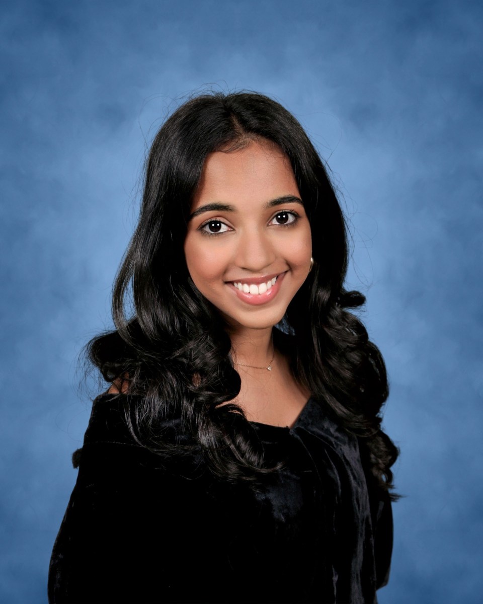 New Hyde Park Memorial High School’s Class of 2026 valedictorian Hima Binu.