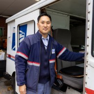 Jon Kwon has served at the Syosset Post Office for over two decades.
