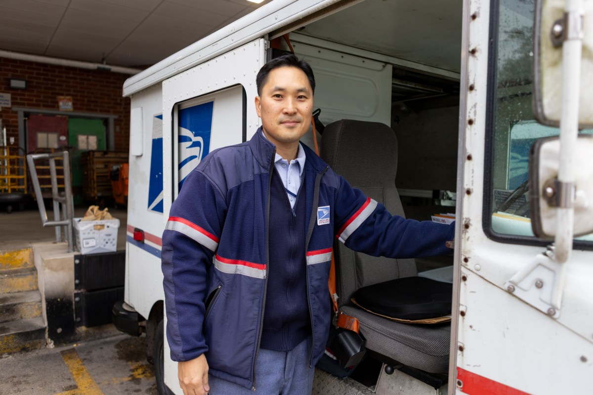 Jon Kwon has served at the Syosset Post Office for over two decades.