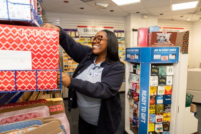 Cory Johnson said her family helped her get into being a postal worker.
