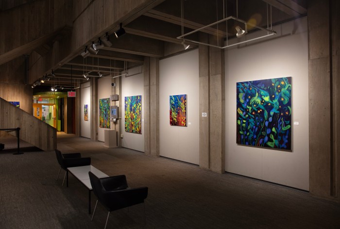 "Day Dreams and Night Visions," on show at the Port Washington Public Library.