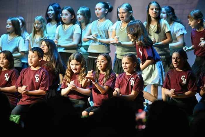 Nearly 40% of Vernon's entire student body participated in the performance.