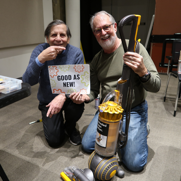 A vacuum was repaired during the event.