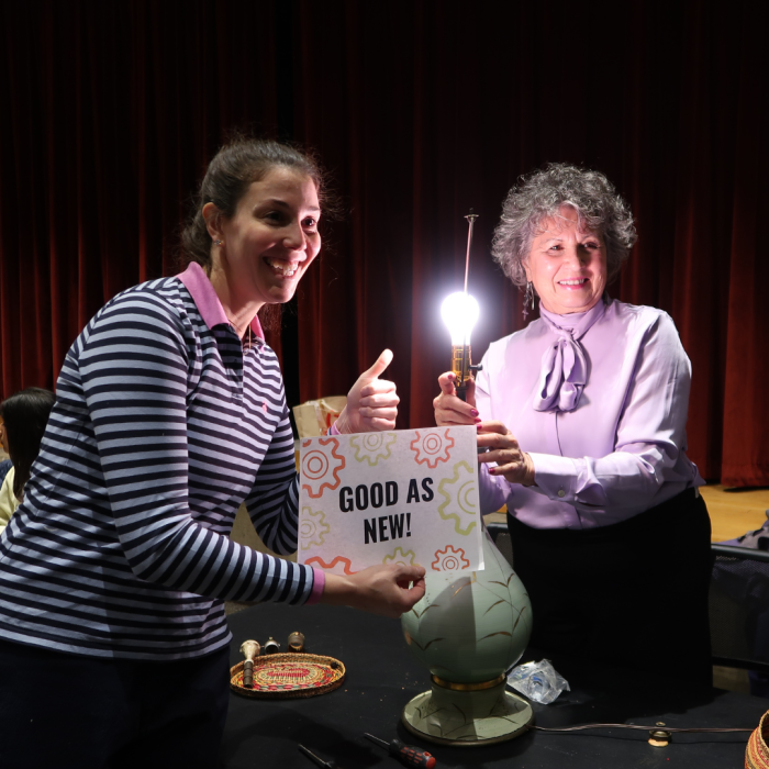 The Port Washington Public Library hosted a Repair Cafe in conjunction with North Shore Libraries.