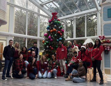 Ronald McDonald House welcomed Macy's team members for holiday decoration