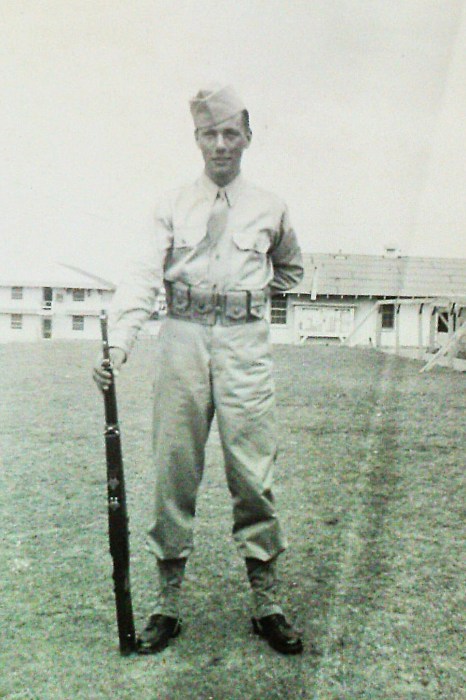 Edward Born enlisted in the army in 1944.