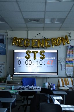 Jericho High School held a countdown to the announcement of the 2026 Regeneron Science Talent Search semifinalists.