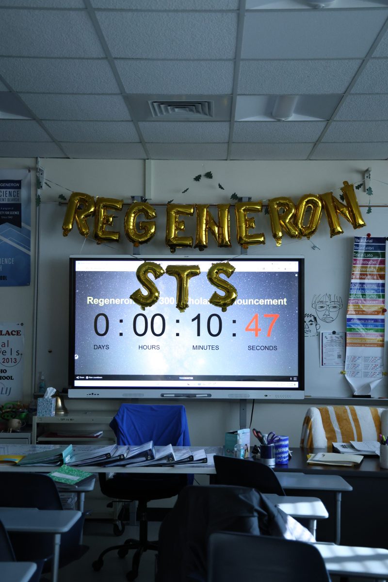 Jericho High School held a countdown to the announcement of the 2026 Regeneron Science Talent Search semifinalists.