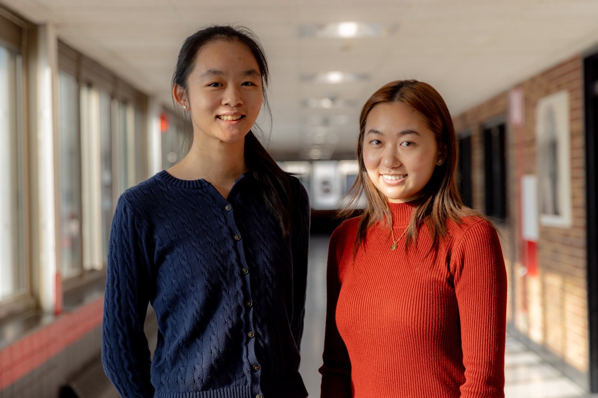 Syosset High School seniors Elaine Liu (L.) and Grace Liu (R.) have been named Regional Finalists in the 2026 Coca-Cola Scholars Program.