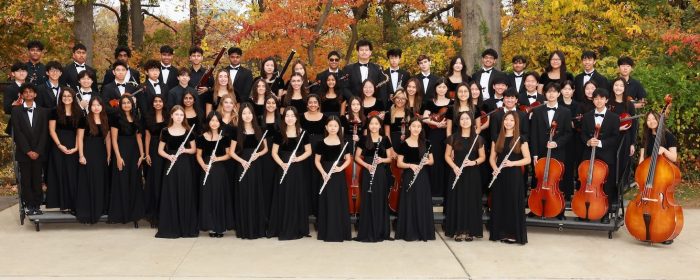 Herricks High School NMEA All-County student musicians.