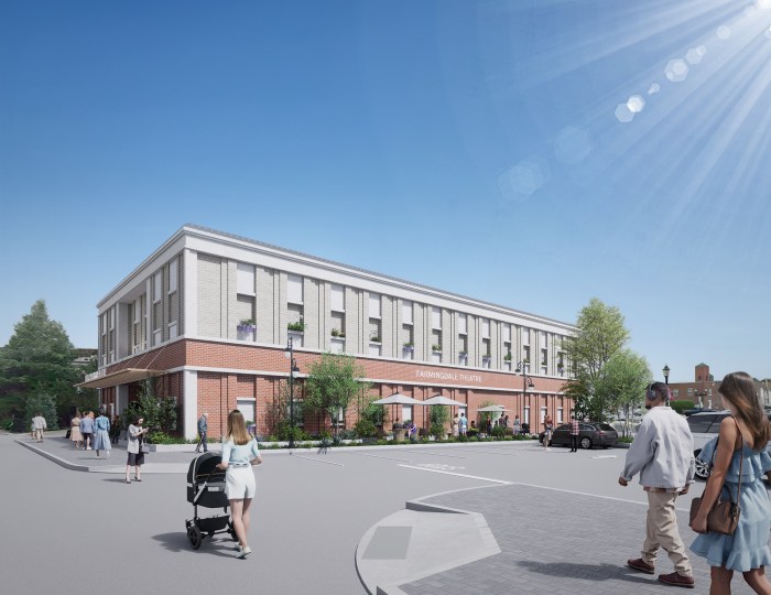 Farmingdale Village is looking to add an 8,000 square-foot theater with the help of state funding to its downtown.