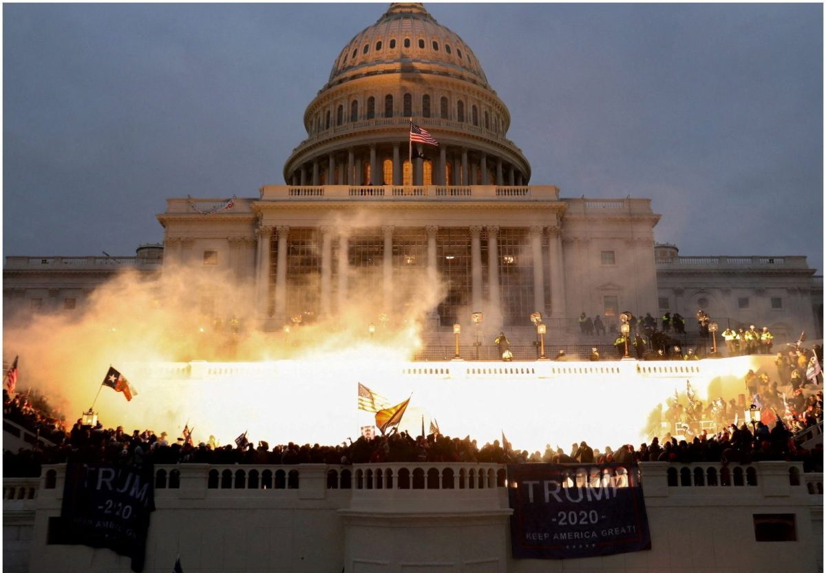 U.S. Rep Tom Suozzi confronted participants in the January 6, 2021 riots, in which armed protesters stormed the White House in support of President Donald Trump.