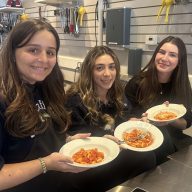 Manhasset Italian students at The Cooking Lab