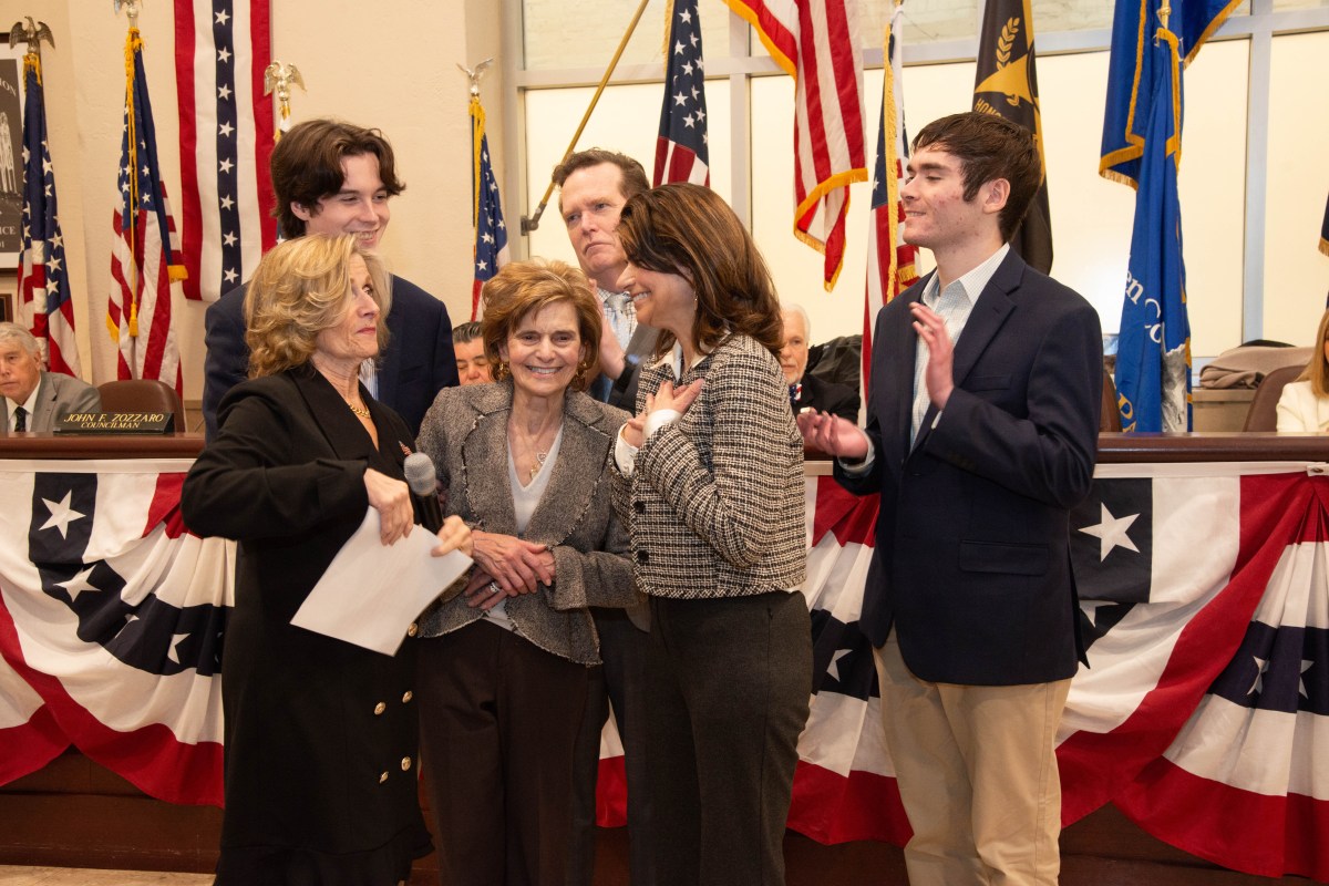 Glen Cove Mayor Pam Panzenbeck and the rest of the city council was sworn in with a ceremony for their new terms.