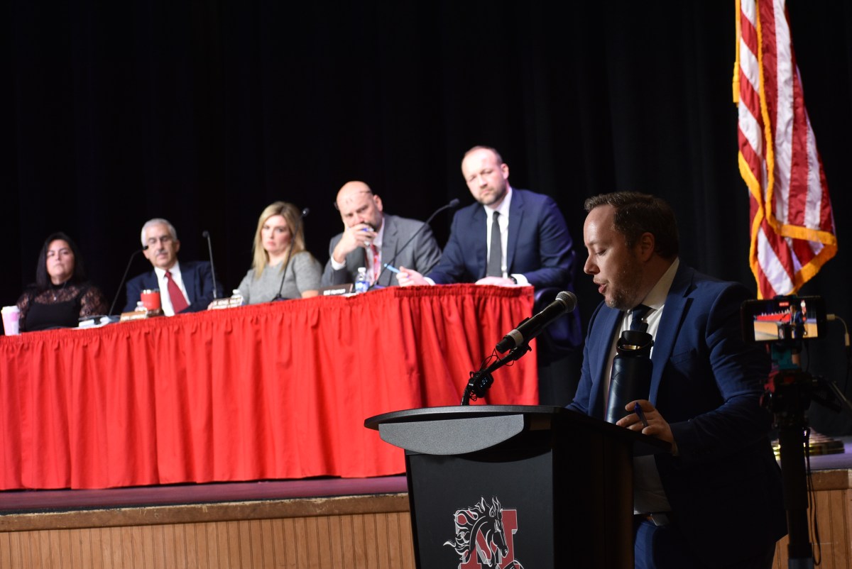 Nathaniel Nichols from Whiteman, Osterman, and Hanna LLP, presented the findings of the investigation at a previous Board of Education meeting.