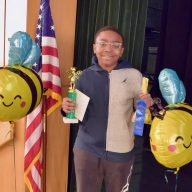 Elmont Memorial High School eighth grader Ositadinma Uche-Konkwo was named the school’s Spelling Bee champion.