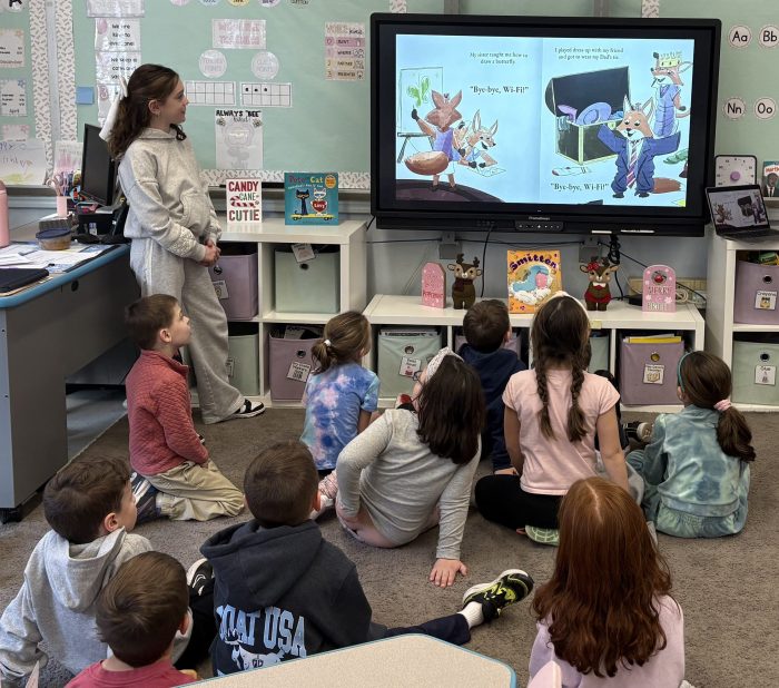 Students unplug in Don't Press Send club.