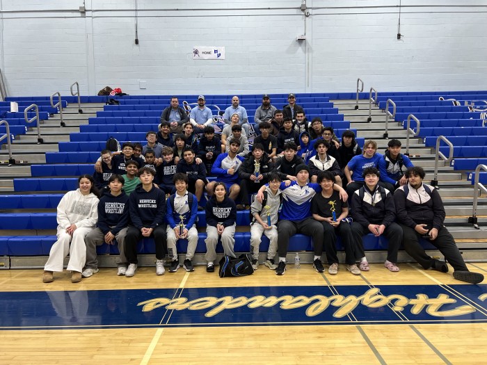 The Herricks wrestling program has grown to 44 students from the district.