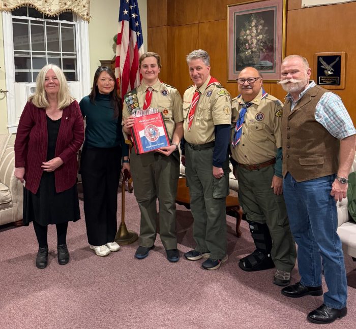 Miles Lucatorto achieved Eagle Scout after 13 years as a scout.