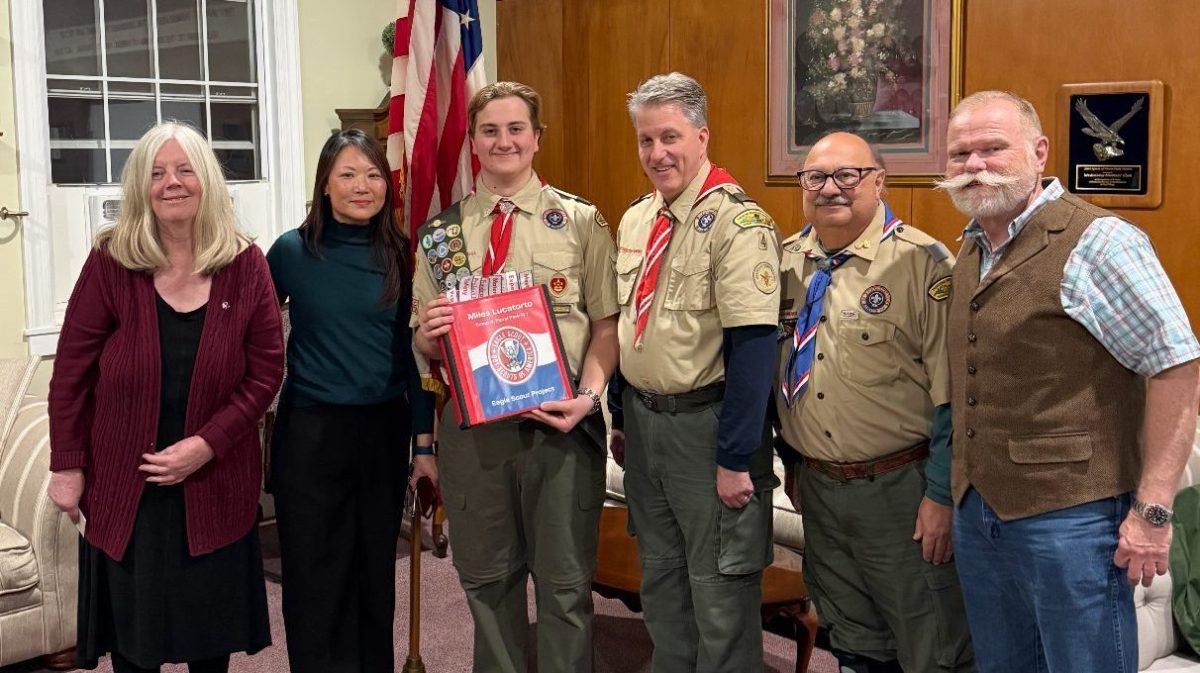 Miles Lucatorto achieved Eagle Scout after 13 years as a scout.
