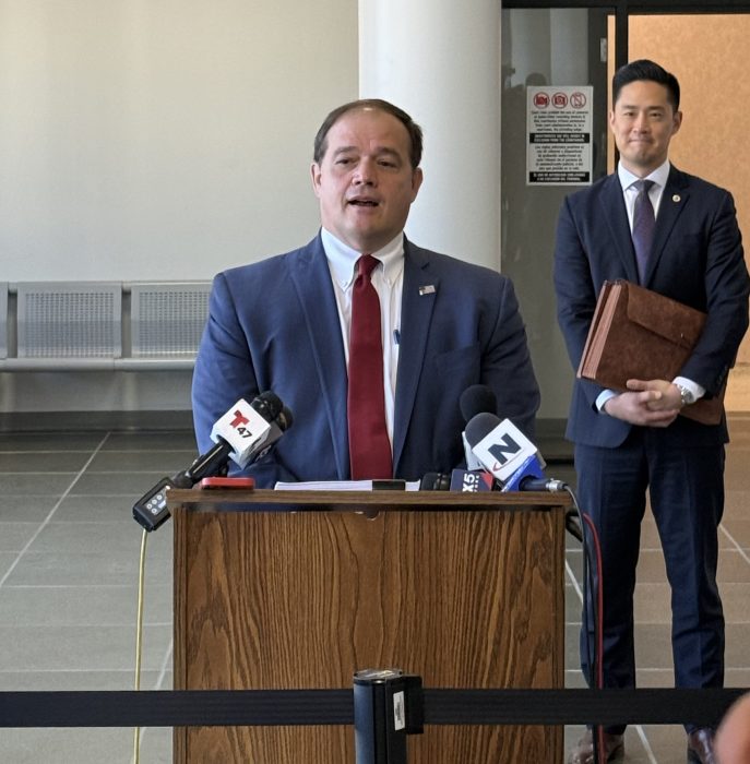 District Attorney Ray Tierney is confident alleged Gilgo Beach killer rex Heuermann's charge of Sandra Castillo's murder will not be dropped.