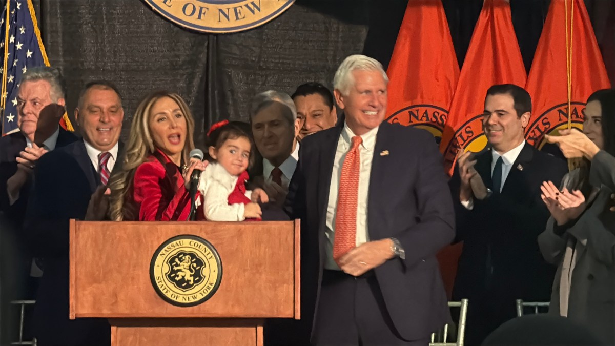 Bruce Blakeman was sworn in as Nassau County's Executive for a second term.
